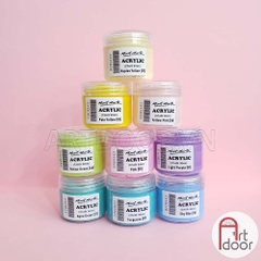 Combo màu vẽ Acrylic MONT MARTE Hũ (chiết 30ml) custom áo, vải, gỗ, kính, tô tượng, đất sét, số hóa