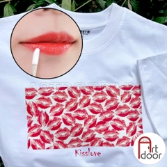 Combo vẽ áo nụ hôn màu Acrylic MONT MARTE lâu phai custom áo, vải, canvas
