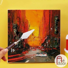 Bay pha màu ARTIST vẽ tranh, đắp màu (bộ 5 cây) - [xả kho]