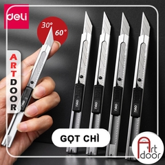 Dao gọt bút chì DELI (60 30 độ) cắt tỉa rọc giấy, làm mô hình kiến trúc nội thất