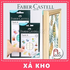 Đất sét dính FABER CASTELL treo tranh, thủ công - TRẮNG (90 miếng) - [xả kho]