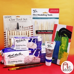 Dụng cụ nặn đất sét tự khô MONT MARTE làm thủ công