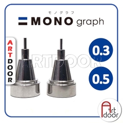 Đầu thay bút chì kim bấm TOMBOW dòng Mono Graph (đầu 03/05mm)
