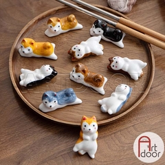 Giá gác cọ vẽ tranh bằng Sứ hình thú