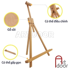 Giá vẽ để bàn MONT MARTE Tabletop cỡ vừa gỗ sồi (0013) - [xả kho]