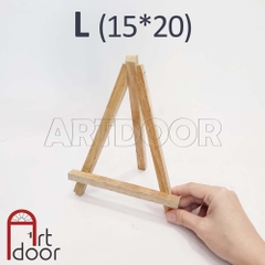 Giá vẽ tranh (Mini) đỡ điện thoại, ipad, kê tranh ảnh tranh trí bàn học, gỗ dày