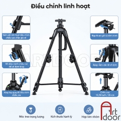 Giá vẽ vừa chân sắt sơn tĩnh điện có tay quay kèm túi (ET0301)