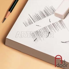 Giấy binh bài BÃI BẰNG A3 vẽ hình họa (Rất Mỏng 60gsm) vẽ nháp sau đó scan lại - A3 (40 tờ)