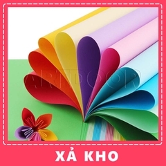 Giấy nhiều màu làm mô hình, thủ công - [xả kho]