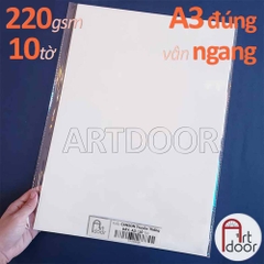 Giấy vẽ màu nước CANSON Truyền Thống dày 220gsm (vân ngang)