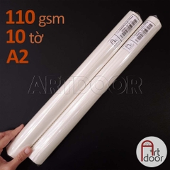 Giấy CANSON Mỏng (110gsm) vẽ chân dung, đầu tượng, tĩnh vật, luyện thi hình họa chì