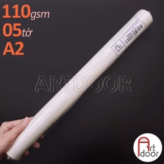 Giấy vẽ chì CANSON Truyền Thống mỏng 110gsm (vân ngang)