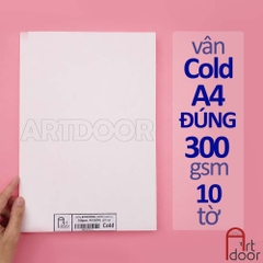 Giấy vẽ màu nước BAOHONG 100% Cotton dày 200~300gsm (vân nổi Cold)