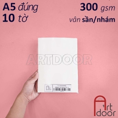 Giấy vẽ màu nước BAOHONG bột gỗ khổ Đúng dày 230~300gsm (vân nổi Rough)