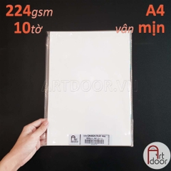 Giấy vẽ màu nước CANSON Pháp nhập khẩu dày 224gsm (vân mịn)