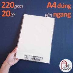 Giấy vẽ màu nước CANSON Truyền Thống dày 220gsm (vân ngang)