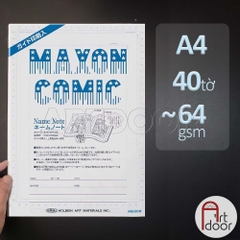 Giấy vẽ truyện tranh HOLBEIN Maxon Manga mỏng 110~135gsm (vân mịn)