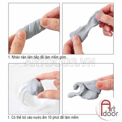 Gôm tẩy Đất Sét Faber/ Maries/ Kuelox (đủ loại) dễ nhào nặn, không bụi, tránh rách giấy