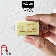 Gôm tẩy chì (Vàng 4B) siêu sạch vẽ người, đầu tượng, tĩnh vật, luyện thi hình họa
