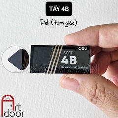 Gôm tẩy chì (Đen 4B) siêu sạch vẽ người, đầu tượng, tĩnh vật, luyện thi hình họa