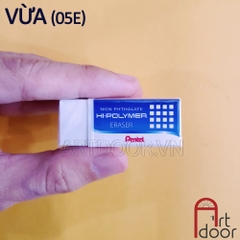 Gôm tẩy chì Pentel, Staedtler (Trắng 2B) siêu sạch vẽ người, đầu tượng, tĩnh vật, luyện thi hình họa