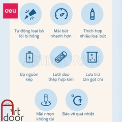 Gọt chuốt bút chì điện tự động DELI loại tốt