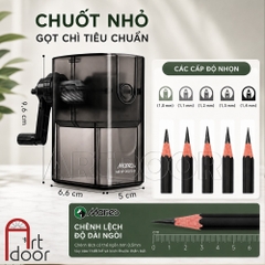 Gọt chuốt bút chì MARIES Sharpener có thể chuốt dài, quay bằng tay