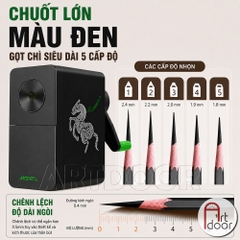 Gọt chuốt bút chì MARIES Sharpener có thể chuốt dài, quay bằng tay