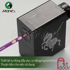 Gọt chuốt bút chì MARIES Sharpener có thể chuốt dài, quay bằng tay
