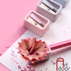 Gọt chuốt bút chì DELI Pastel mini màu ngẫu nhiên (1 chiếc)