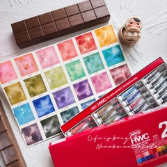 Màu nước chiết HOLBEIN Granulating (tách lớp)