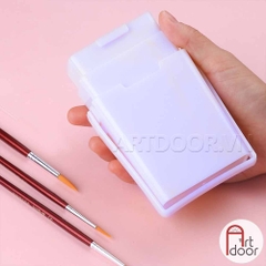 Khay Xô rửa cọ HOLBEIN Mini gấp gọn (3 ngăn) đựng nước để vẽ màu nước, pentel poster, gouache, acrylic