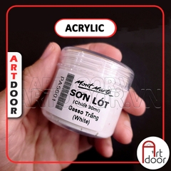Sơn lót Acrylic MONT MARTE Gesso (chiết 30ml) giúp bám chắc, bền màu, dễ vẽ trên vải, nhựa, kính, gỗ, đá