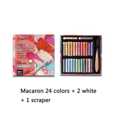 Bộ màu vẽ Sáp Dầu GIORGIONE Soft Oil Pastel mềm đắp nổi (hộp giấy)