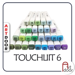 Bút marker TOUCHLIIT 6 (số 121~293) diễn họa kiến trúc, đô thị, đồ án nội thất
