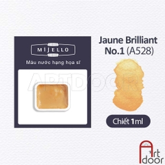 Màu nước chiết MIJELLO Mission Gold (Chiết 1ml) hạng họa sĩ Hàn Quốc chuyên nghiệp