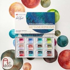 Bộ màu Nước Nén WHITE NIGHTS Metamorphosis (Tách lớp) 12 màu