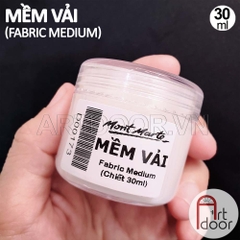 Pha mềm vải Acrylic MONT MARTE (Fabric) giảm cứng vải, tróc nứt màu sau khi khô
