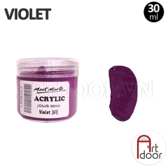 Màu vẽ Acrylic MONT MARTE Hũ (chiết 30ml) custom áo, vải, gỗ, kính, tô tượng, đất sét, số hóa