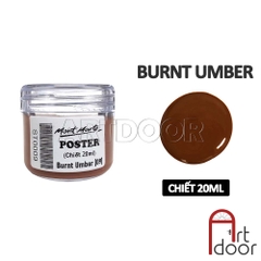 Màu vẽ Poster Paint MONT MARTE Hũ (chiết 20ml) - [xả kho]