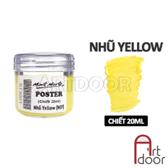 Màu vẽ Poster Paint MONT MARTE Hũ (chiết 20ml) - [xả kho]