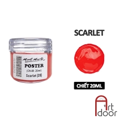 Màu vẽ Poster Paint MONT MARTE Hũ (chiết 20ml) - [xả kho]
