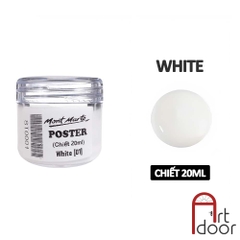 Màu vẽ Poster Paint MONT MARTE Hũ (chiết 20ml) - [xả kho]