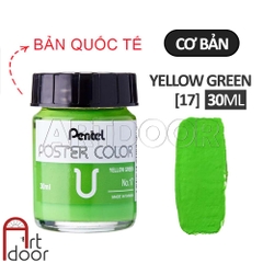 Màu vẽ Poster PENTEL hũ lớn (30ml) học vẽ trang trí màu, luyện thi kiến trúc mỹ thuật