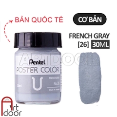 Màu vẽ Poster PENTEL hũ lớn (30ml) học vẽ trang trí màu, luyện thi kiến trúc mỹ thuật