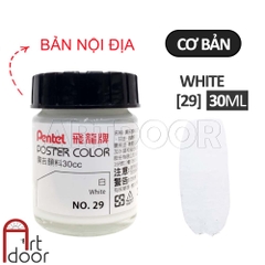 Màu vẽ Poster PENTEL hũ lớn (30ml) học vẽ trang trí màu, luyện thi kiến trúc mỹ thuật