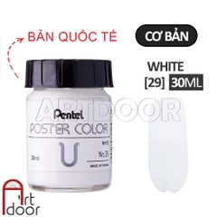 Màu vẽ Poster PENTEL hũ lớn (30ml) học vẽ trang trí màu, luyện thi kiến trúc mỹ thuật