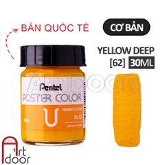 Màu vẽ Poster PENTEL hũ lớn (30ml) học vẽ trang trí màu, luyện thi kiến trúc mỹ thuật