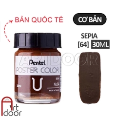 Màu vẽ Poster PENTEL hũ lớn (30ml) học vẽ trang trí màu, luyện thi kiến trúc mỹ thuật