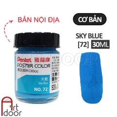 Màu vẽ Poster PENTEL hũ lớn (30ml) học vẽ trang trí màu, luyện thi kiến trúc mỹ thuật